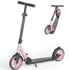 Commugo Kick Scooter adjustable for Ages 6+ Kid Teen Adult Foldable LightWeight picture