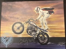 RARE EVEL KNIEVEL ART FROM FAMILY ESTATE picture