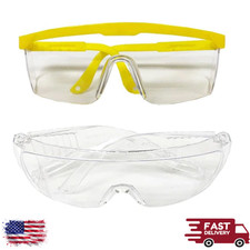 Safety Glasses Clear Polycarbonate Coating One Size Fits All for Dental Care picture