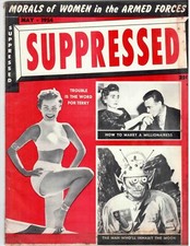 SUPPRESSED Magazine #3 May 1954 Celebrity Scandals, Terry Moore, Others picture