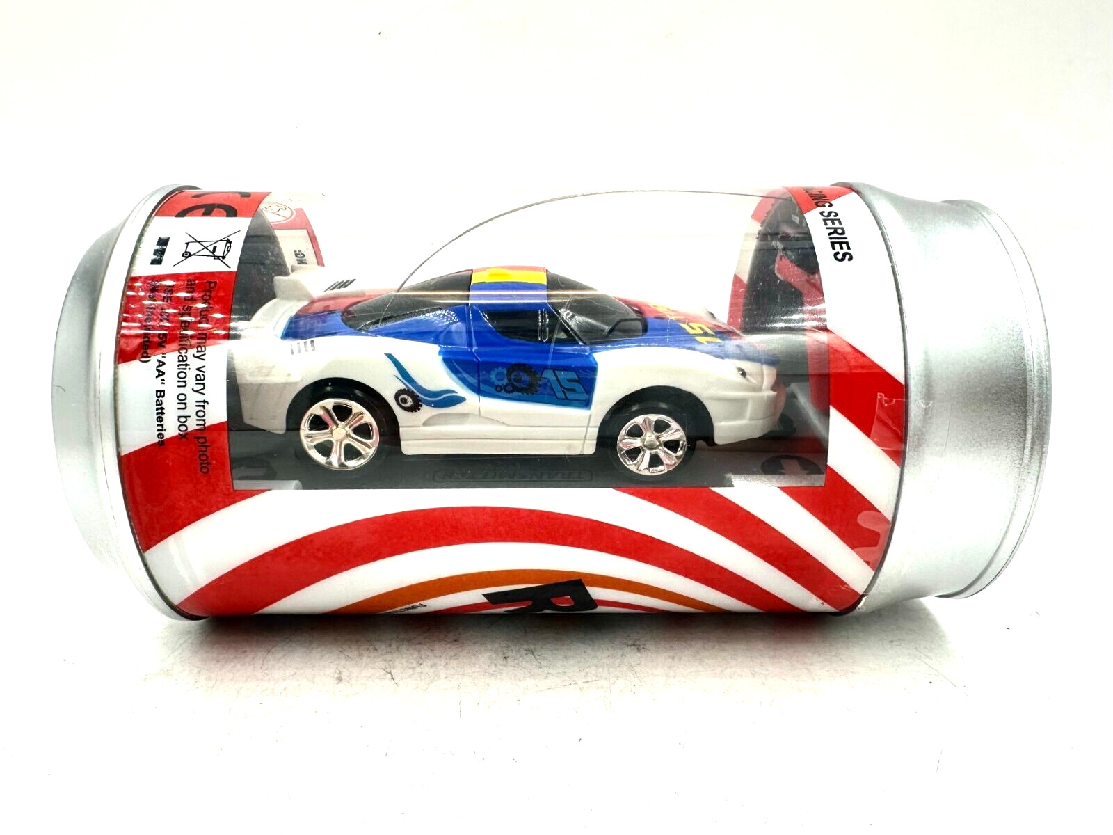 Mini RC Soda Can Race Radio Control Racing Series Toy Car 27MHz White Red Blue Mini RC Soda Can Race Radio Control Racing Series Toy Car 27MHz White Red Blue