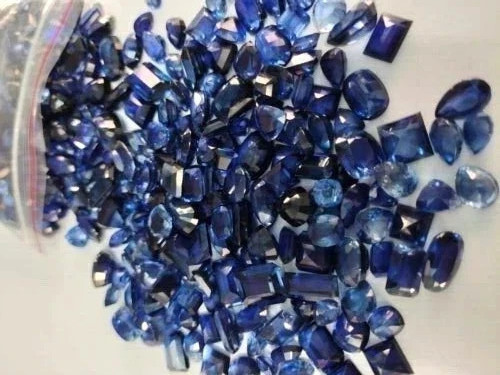 Natural 150 Ct Mix Shape Ceylon Blue Sapphire Certified Flawless Gemstone Lot Natural 150 Ct Mix Shape Ceylon Blue Sapphire Certified Flawless Gemstone Lot