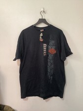 Harley-Davidson Shirt Mens XL D&S Phoenix Oregon Pocket Tire Print 2008 Tee picture