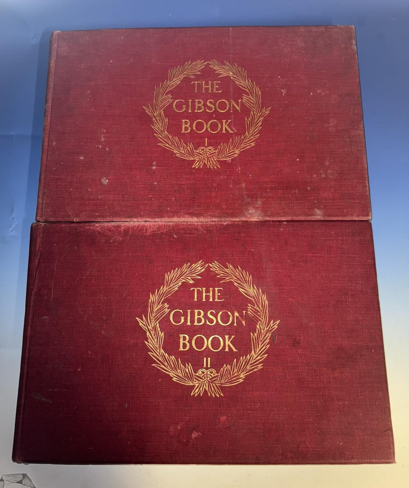 The Gibson Book Volumes 1 and 2 Charles Dana Gibson 1907 Hardcover Antique