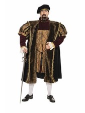 King Henry VIII Mens Costume - XL up to 54 inches picture