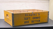Reading Bottling Wks Wooden Soda Crate "Reading's Soft Drinks Are Better" picture