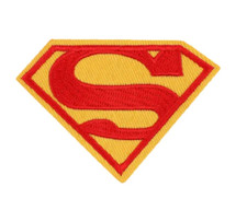 SUPERMAN - DC COMICS 3" Character Logo - Embroidered Sew/Iron On Patch picture