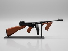 Miniature Thompson Tommy Gun Replica with Display Stand & Detachable Drum 1:3 picture