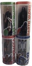 Star Wars Lot Galaxy of Adventures 4 Figures Wave1 Darth Vader Luke R2 Chewbacca picture