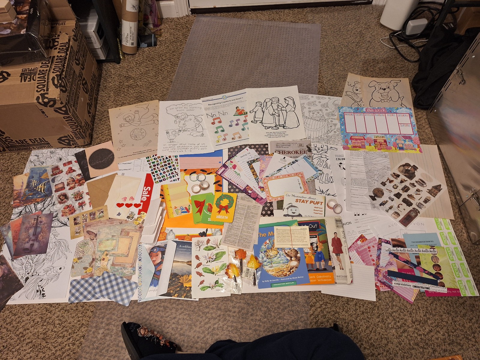 500+ Vintage Paper Ephemera Huge Lot - Junk Journals Mixed Media - 500+ Vintage Paper Ephemera Huge Lot - Junk Journals Mixed Media -