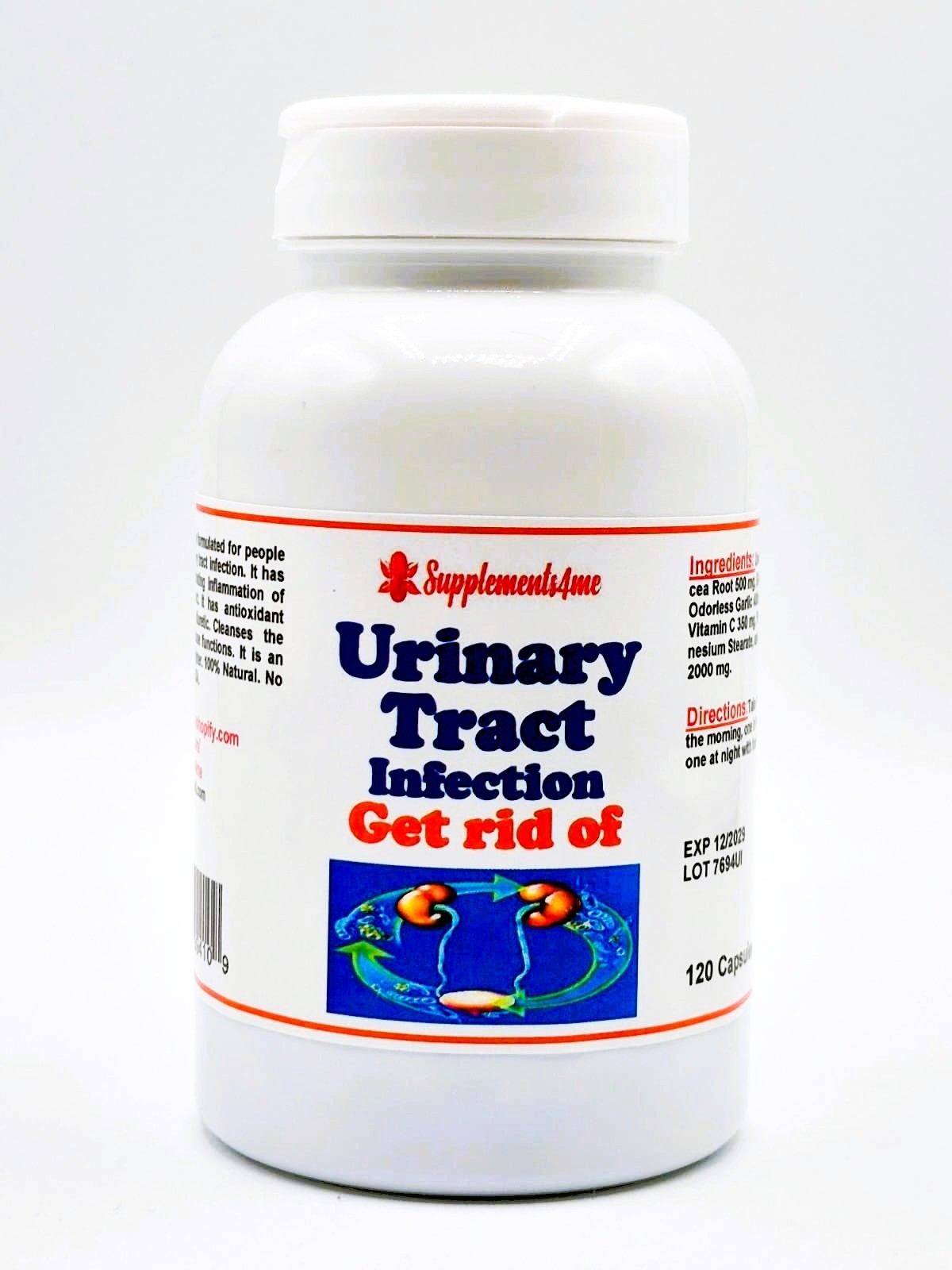 HEALTHIEST HERBS FOR URINARY TRACT INFECTION WOMEN MEN - 120 CAP - MADE IN USA HEALTHIEST HERBS FOR URINARY TRACT INFECTION WOMEN MEN - 120 CAP - MADE IN USA