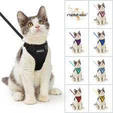 rabbitgoo Pet Cat Harness and 59" Leash Escape Proof Adjustable Vest for Cats picture