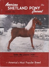 American Shetland Pony Journal "VINTAGE" October 1954!!! picture