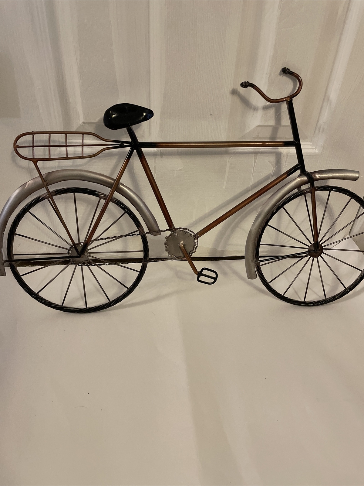 Bike Wall Art Metal Sculpture -Decorative 22.75” X 14.5”H- NWOT