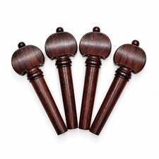 Baroque Model French Style Rosewood Violin Pegs Set of 4 - Aruj Musical picture