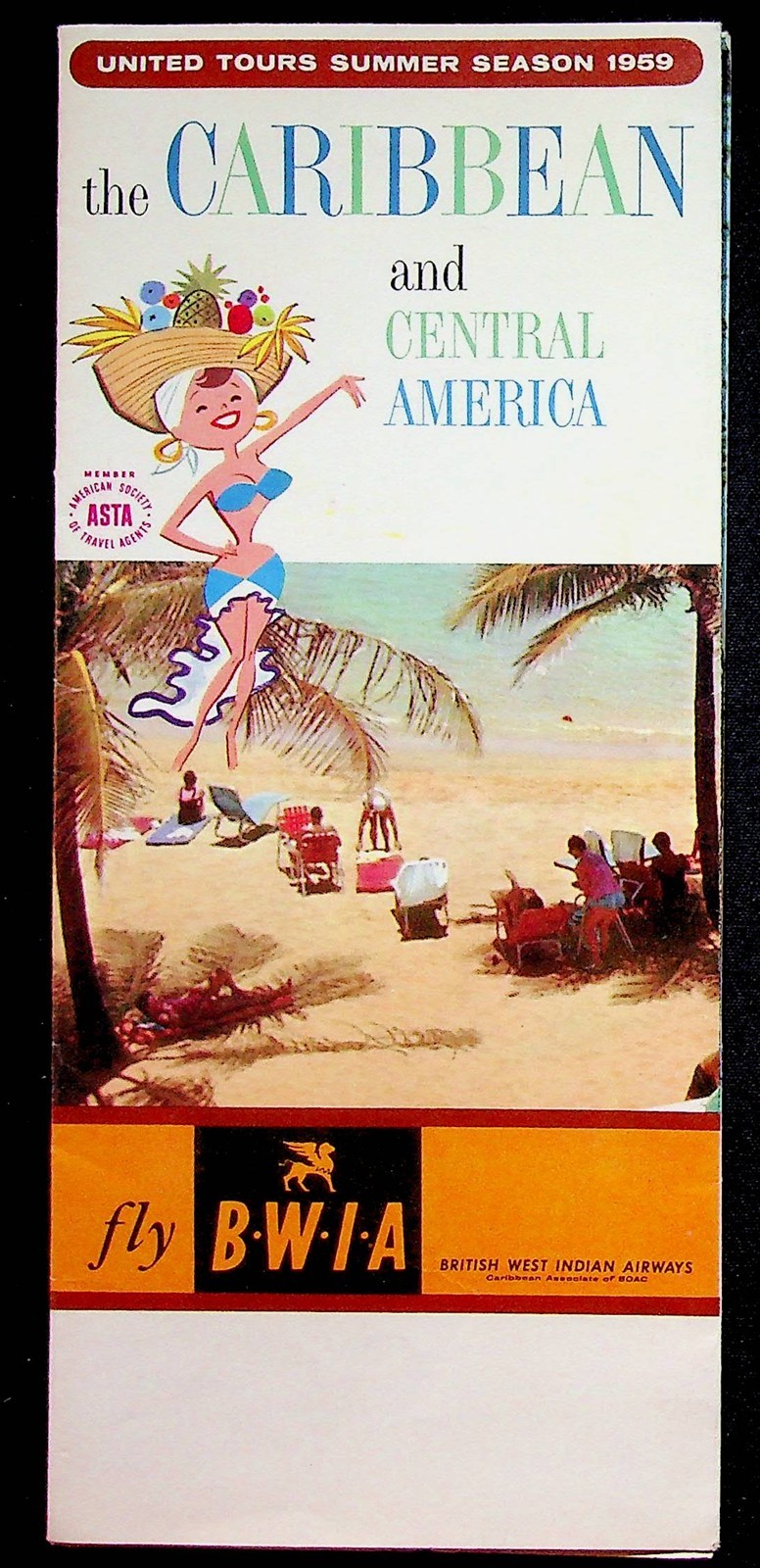 The Caribbean And Central America United Tours Travel Brochure Season 1959