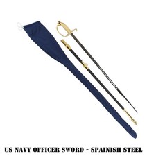 Genuine US Navy Officer Ceremonial Sword ~ 30" Blade ~ Vanguard ~ USA ~ NEW picture