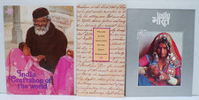 1985 THREE INDIA TRAVEL BROCHURE BOOKLETS CRAFTSHOP OF THE WORLD PAPER EPHEMERA picture
