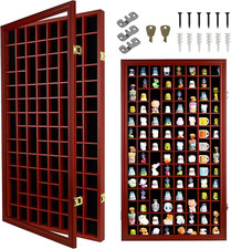 Mahogany Thimble Display Case with UV Protection & Felt Background picture