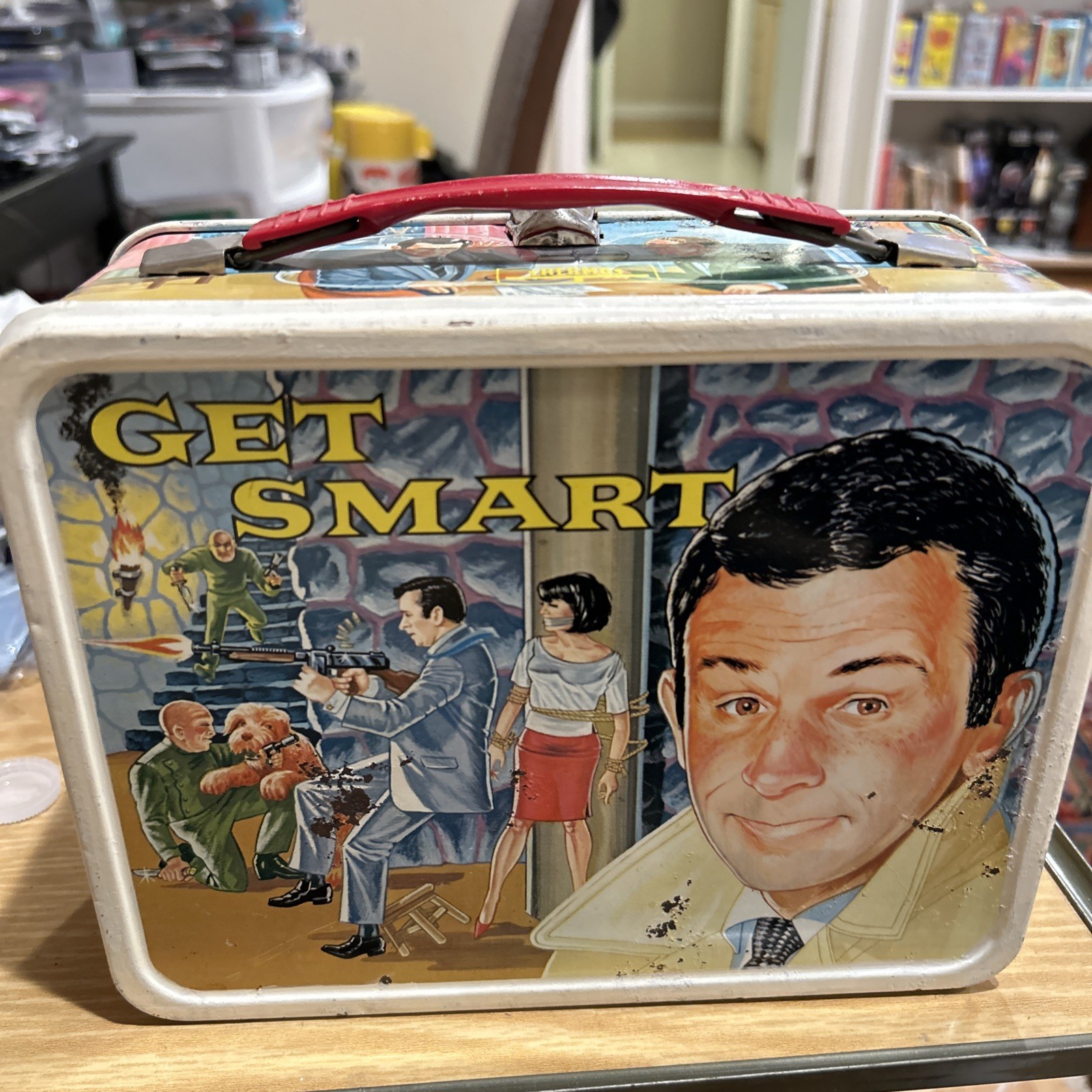 Get Smart 1966 Metal Lunchbox King-Seeley Without Thermos