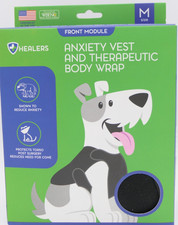 Healers Dog Anxiety Vest & Therapeutic Body Wrap Front Module Medium Sz 35-50lbs picture