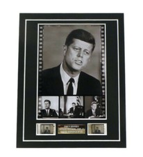 JOHN F. KENNEDY MEMORABILIA VINTAGE FILM CELLS UNIQUE GIFT FRAMED OR MOUNTED  picture