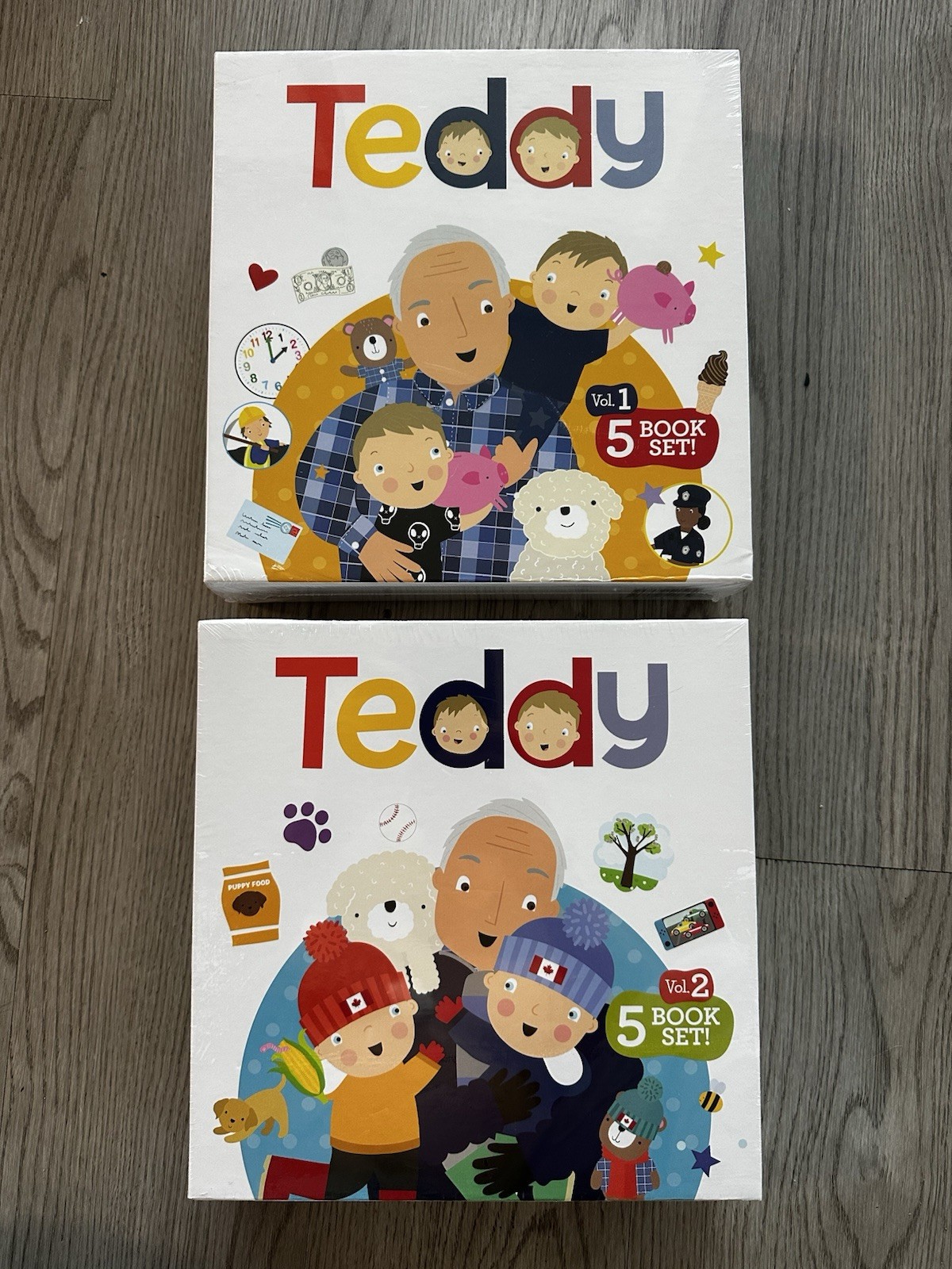 Children book set. The Ryan Cohen Teddy Vol. 1 & 2 10-Book Box Set Picture Book 