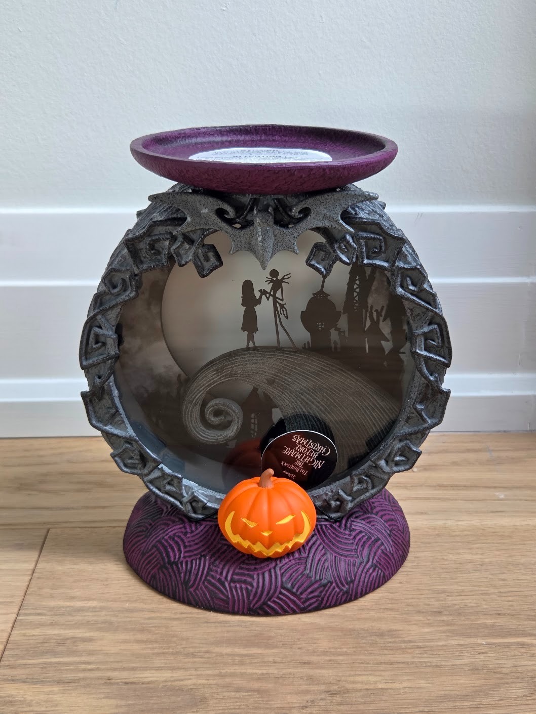Bath & Body Works Nightmare Before Christmas Spiral Hill Pedestal Candle Holder Bath & Body Works Nightmare Before Christmas Spiral Hill Pedestal Candle Holder