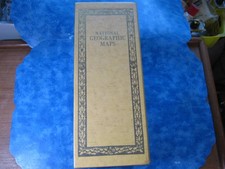 LARGE NATIONAL GEOGRAPIC MAPS SLIPCASE VGC picture