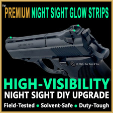 PHOENIX ARMS GL🟢W in DARK… Night Sight DIY High-Viz Upgrade HP22 HP22A HP25 25A picture