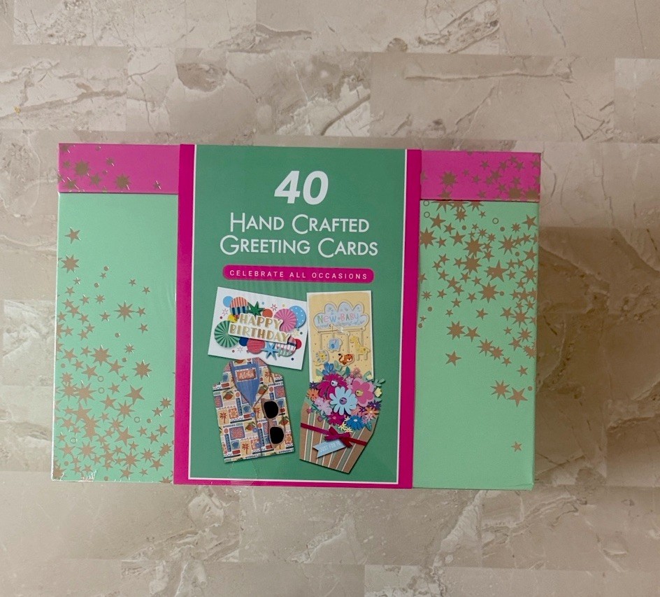 Hand Crafted All Occasion Greeting Card Collection, 40-count NEW Hand Crafted All Occasion Greeting Card Collection, 40-count NEW