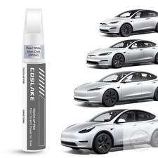 Car Touch Up Paint(Pearl White Multi-Coat(PPSW)) for Tesla Model Y/3/S/X, 2 in 1 picture