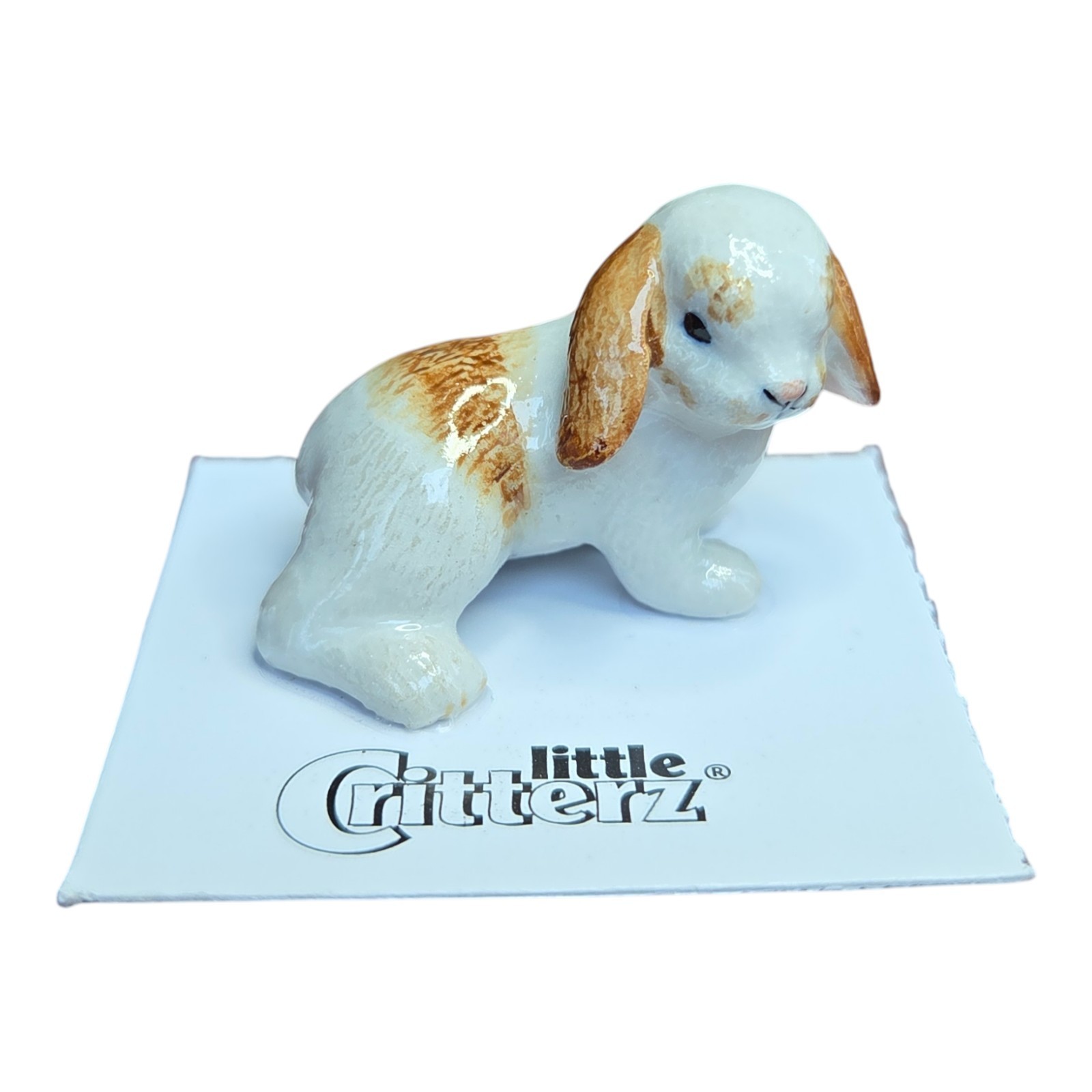 LITTLE CRITTERZ Lop Eared Rabbit "Charlie" Mini Figurine New LC880 LITTLE CRITTERZ Lop Eared Rabbit "Charlie" Mini Figurine New LC880