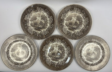 English Ironstone Tableware Collection Plates 11.25", Set of 5 BEAUTIFUL picture