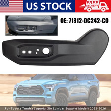 Driver Seat Trim Panel For 2022-2026 Toyota Tundra Cushion Shield Recline Cover picture