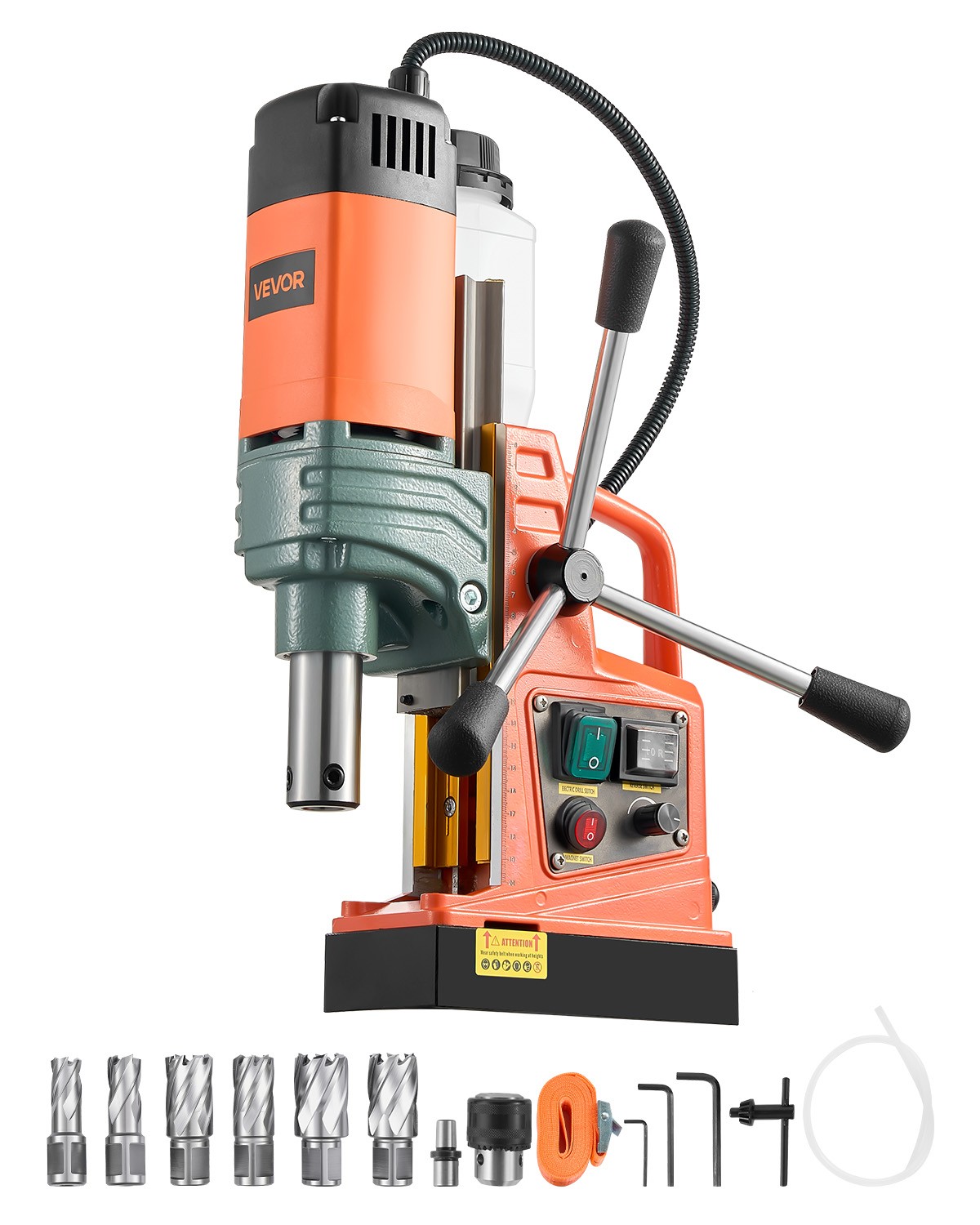 VEVOR Magnetic Drill Portable Mag Drill Press 1450W 2923 lbf 2" Coring Diameter VEVOR Magnetic Drill Portable Mag Drill Press 1450W 2923 lbf 2" Coring Diameter