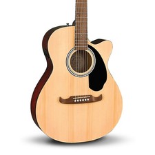 Fender FA135CE Concert AcousticElectric Guitar Natural picture
