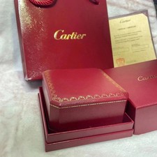 Red Bracelet Empty Jewelry Box Set with Certificate & Outer Box Signature Case picture