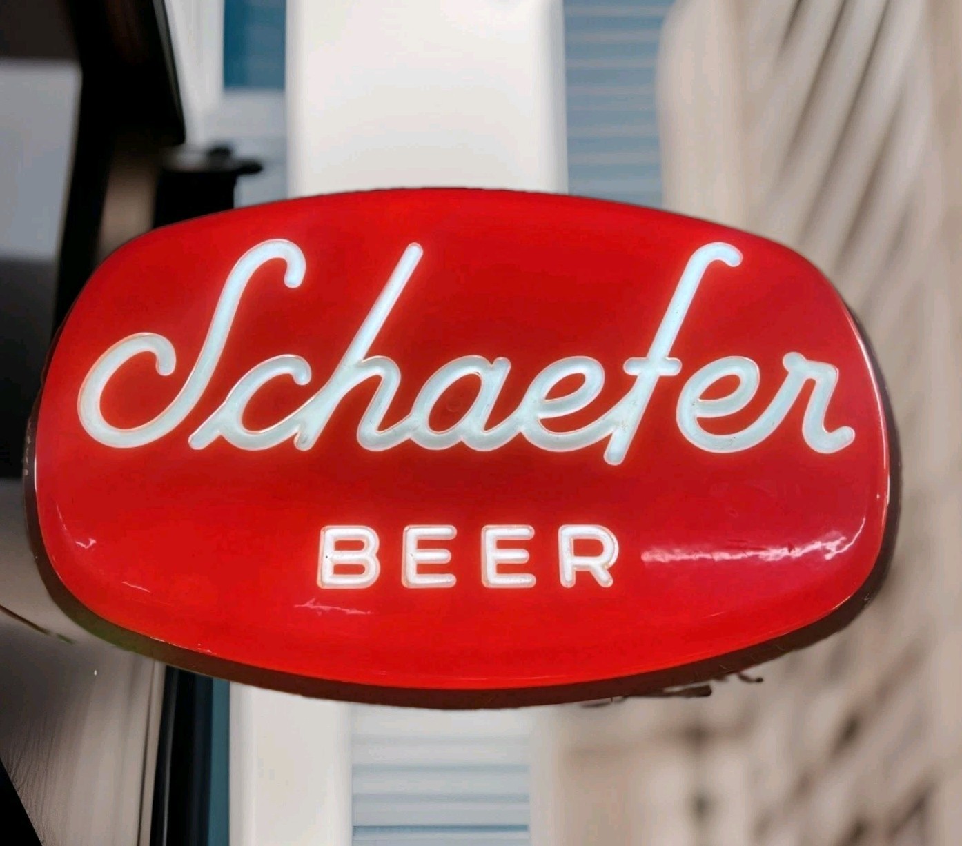 Vintage Schaefer Beer Sign Light Store Display Liquor Store Pabst Iroquois Jax Vintage Schaefer Beer Sign Light Store Display Liquor Store Pabst Iroquois Jax
