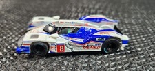 TOMY Toyota Hybrid Denso #8 Slot Car White Blue LMP1 Racing Track Mini Toy Car picture