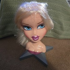 Vintage Bratz Funky Fashion Makeover Styling Doll Head Cloe MGA 2002 Blonde Hair picture