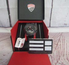 Ducati Corse Watch Mens Partenza Black Stainless Steel Quartz Date DTWGN2018903 picture