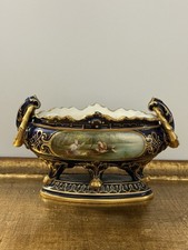 Royal Vienna Cobalt Blue Porcelain Centerpiece picture