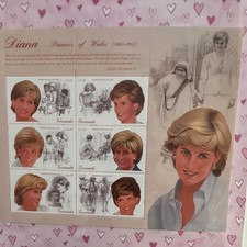 Grenada Country Diana Princess of Wales Stamp Sheet Mint NH picture