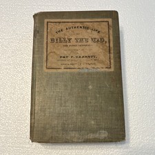 Pat F. Garrett — Authentic Life of Billy the Kid, 1927 Cloth HC (Macmillan) picture