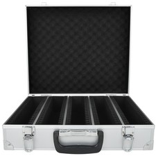 Storage & Display Aluminum Frame Box Case Holds 100 PCGS NGC Coin Holders Slabs picture