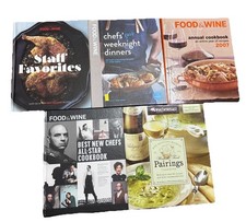 Food And Wine Cookbook Lot Of 5 Hardcover Favorites All Star Pairings Weeknight picture