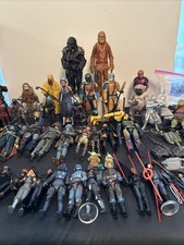 Star Wars Lot Of 57 Figures With Weapons And Stands Various Sizes Lot # 2 picture