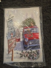 Stupell Fresh Christmas Trees on a Red Truck Wood Frame Multi-color 10 x 15 New picture