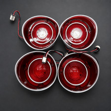 1971 Chevy Chevelle LED Tail Light Back up light with Trim 4PCS LH RH picture